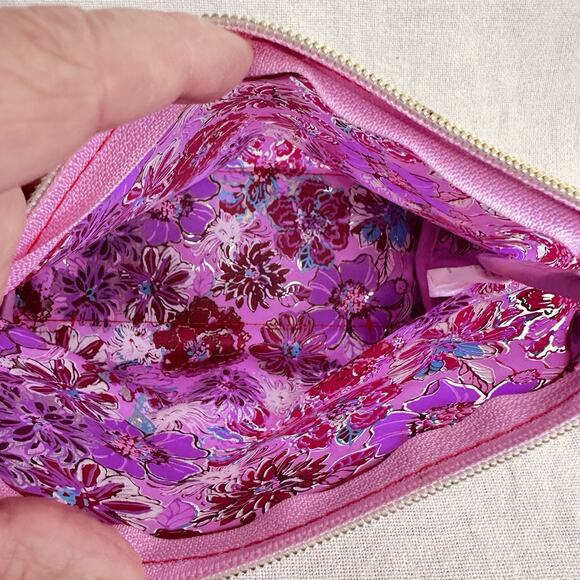 Lilly Pulitzer Printed IN THE WILD FLOWERS ZIP POUCH‎ Cosmetic Travel GWP NWOT - Picture 4 of 8